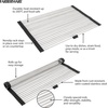image:imageFarberware Dish Drying Rack Over the Sink Large Stainless Steel Rolling Drying Rack for Kitchen Counter RustResistant Rods Holds Up to 22 lbs Dishwasher Safe