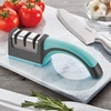 image:imageFarberware EdgeKeeper 2Stage Knife Sharpener Serrated Slot BlackAqua