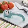 image:imageFarberware Edgekeeper 2 Stage Tabletop Kitchen Knife Sharpener Stainless SteelTeal