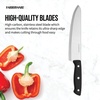 image:imageFarberware Edgekeeper Triple Rivet Block Set with Built in Knife Sharpener 16Piece Black