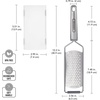 image:imageFarberware Pro Stainless Steel Whisk 1325 Inches  Soft Grip Handle for Beating Eggs Whipping Cream Blending Batters and Sauces Dishwasher Safe Kitchen UtensilMedium Grater
