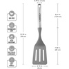 image:imageFarberware Pro Stainless Steel Whisk 1325 Inches  Soft Grip Handle for Beating Eggs Whipping Cream Blending Batters and Sauces Dishwasher Safe Kitchen UtensilSlotted Turner