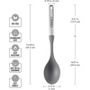 image:imageFarberware Pro Stainless Steel Whisk 1325 Inches  Soft Grip Handle for Beating Eggs Whipping Cream Blending Batters and Sauces Dishwasher Safe Kitchen UtensilBasting Spoon