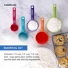 image:imageFarberware Professional Plastic Measuring Spoons Set of 5 Colors may varyCups