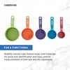 image:imageFarberware Professional Plastic Measuring Spoons Set of 5 Colors may varyCups