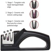 image:imageFarberware Tabletop Knife Sharpener Black 75Inch3 Stage Sharpener
