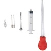 image:imageFarberware 13Piece Roasting Set with Flavor Injector Baster Poultry Lacers and Twine  Marinade Injector Kit for Turkey Chicken Roasts and More