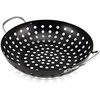 image:imageFarberware Barbecue Nonstick Round Wok Topper 11Inch BlackRound Wok Topper