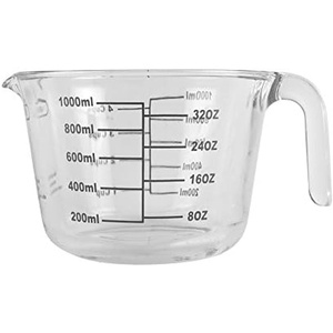 image:imageFarberware 2Cup Borosilicate Glass Wet and Dry Measuring Cup with Oversized Measurements Clear4Cup
