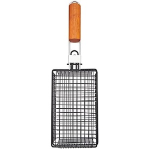 image:imageFarberware 5275224 Barbecue Grilling Basket BlackShaker Basket with Folding Handle