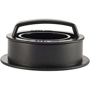 image:imageFarberware Barbecue Cast Iron Grill Press 7Inch BlackDouble Sided Burger Slider Press