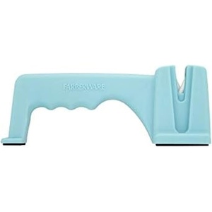 image:imageFarberware EdgeKeeper Tabletop Knife Sharpener with Ceramic Rods AquaAqua
