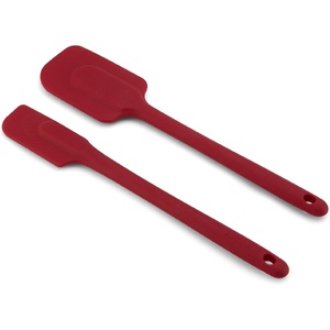 image:imageFarberware Jar Scraper Spatula Red2Piece Silicone Spatula Set