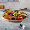 image:imageFARBERWARE BuildaBoard Cutting Board with Lazy Susan Turntable Five Compartments and Clear Locking Lid for Charcuterie Snacks and More AcaciaBlack