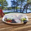image:imageFARBERWARE BuildaBoard Cutting Board with Lazy Susan Turntable Five Compartments and Clear Locking Lid for Charcuterie Snacks and More AcaciaBlackBamboo