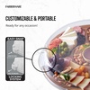 image:imageFARBERWARE BuildaBoard Cutting Board with Lazy Susan Turntable Five Compartments and Clear Locking Lid for Charcuterie Snacks and More AcaciaWhite