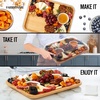 image:imageFARBERWARE Rectangular BuildaBoard Cutting Board with Single Compartment and Clear Locking Lid for Charcuterie Snacks and More BambooBlack