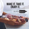 image:imageFARBERWARE Rectangular BuildaBoard Cutting Board with Single Compartment and Clear Locking Lid for Charcuterie Snacks and More BambooBlackBamboo