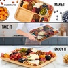 image:imageFARBERWARE Rectangular BuildaBoard Cutting Board with Single Compartment and Clear Locking Lid for Charcuterie Snacks and More BambooBlue