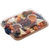 image:imageFARBERWARE Rectangular BuildaBoard Cutting Board with Single Compartment and Clear Locking Lid for Charcuterie Snacks and More BambooNavy