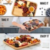image:imageFARBERWARE Rectangular BuildaBoard Cutting Board with Single Compartment and Clear Locking Lid for Charcuterie Snacks and More BambooNavy