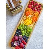 image:imageFARBERWARE Rectangular BuildaBoard Cutting Board with Single Compartment and Clear Locking Lid for Charcuterie Snacks and More BambooOnyx