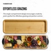 image:imageFARBERWARE Rectangular BuildaBoard Cutting Board with Single Compartment and Clear Locking Lid for Charcuterie Snacks and More BambooOnyx