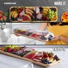 image:imageFARBERWARE Rectangular BuildaBoard Cutting Board with Single Compartment and Clear Locking Lid for Charcuterie Snacks and More BambooOnyx