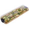 image:imageFARBERWARE Rectangular BuildaBoard Cutting Board with Single Compartment and Clear Locking Lid for Charcuterie Snacks and More BambooOnyx