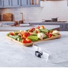 image:imageFARBERWARE Rectangular BuildaBoard Cutting Board with Single Compartment and Clear Locking Lid for Charcuterie Snacks and More BambooOnyxBamboo