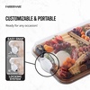 image:imageFARBERWARE Rectangular BuildaBoard Cutting Board with Single Compartment and Clear Locking Lid for Charcuterie Snacks and More BambooWhite