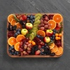 image:imageFARBERWARE Rectangular BuildaBoard Cutting Board with Single Compartment and Clear Locking Lid for Charcuterie Snacks and More BambooWhite