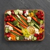 image:imageFARBERWARE Rectangular BuildaBoard Cutting Board with Single Compartment and Clear Locking Lid for Charcuterie Snacks and More BambooWhite