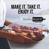 image:imageFARBERWARE Rectangular BuildaBoard Cutting Board with Single Compartment and Clear Locking Lid for Charcuterie Snacks and More BambooWhiteAcacia