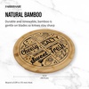 image:imageFarberware 11 x 14 Inch Bamboo Cutting Board Charcuterie PatternCharcuterie