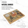 image:imageFarberware 11 x 14 Inch Bamboo Cutting Board Charcuterie PatternSnack Time