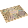 image:imageFarberware 12 x 18 Inch Bamboo Cutting Board Smores Campfire PatternNatural