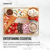 image:imageFarberware 12 x 18 Inch Bamboo Cutting Board Smores Campfire PatternNatural