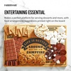 image:imageFarberware 12 x 18 Inch Bamboo Cutting Board Smores Campfire PatternNatural