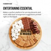image:imageFarberware 12 x 18 Inch Bamboo Cutting Board Smores Campfire PatternNatural