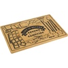 image:imageFarberware 12 x 18 Inch Bamboo Cutting Board Smores Campfire PatternNatural