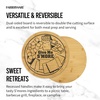 image:imageFarberware 12 x 18 Inch Bamboo Cutting Board Smores Campfire PatternNatural