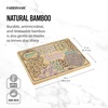 image:imageFarberware 12 x 18 Inch Bamboo Cutting Board Smores Campfire PatternNatural