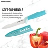 image:imageFarberware 6Inch Ceramic Chef Knife with Blade Cover AquaAqua