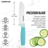 image:imageFarberware 6Inch Ceramic Chef Knife with Blade Cover AquaAqua