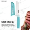 image:imageFarberware 6Inch Ceramic Chef Knife with Blade Cover AquaAqua
