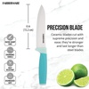 image:imageFarberware 6Inch Ceramic Chef Knife with Blade Cover AquaAqua