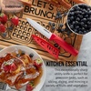 image:imageFarberware 6Inch Ceramic Chef Knife with Blade Cover AquaRed