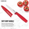 image:imageFarberware 6Inch Ceramic Chef Knife with Blade Cover AquaRojo