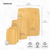 image:imageFarberware Bamboo Cutting Board Set 4Piece Reversible14L x 11W